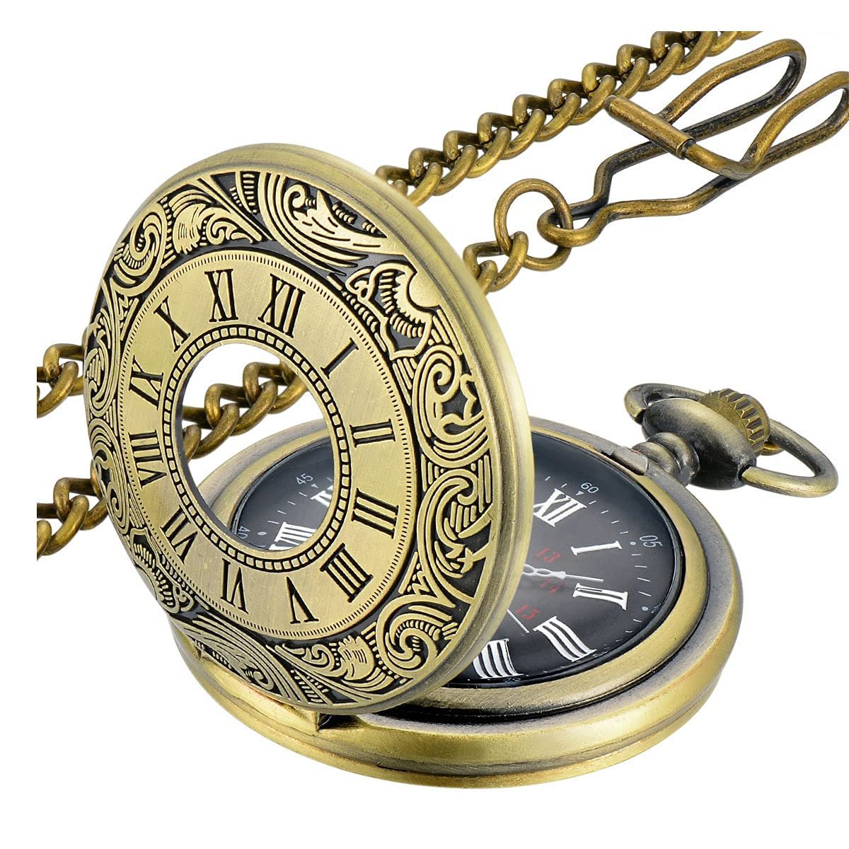 Vintage Pocket Watch Roman Numerals