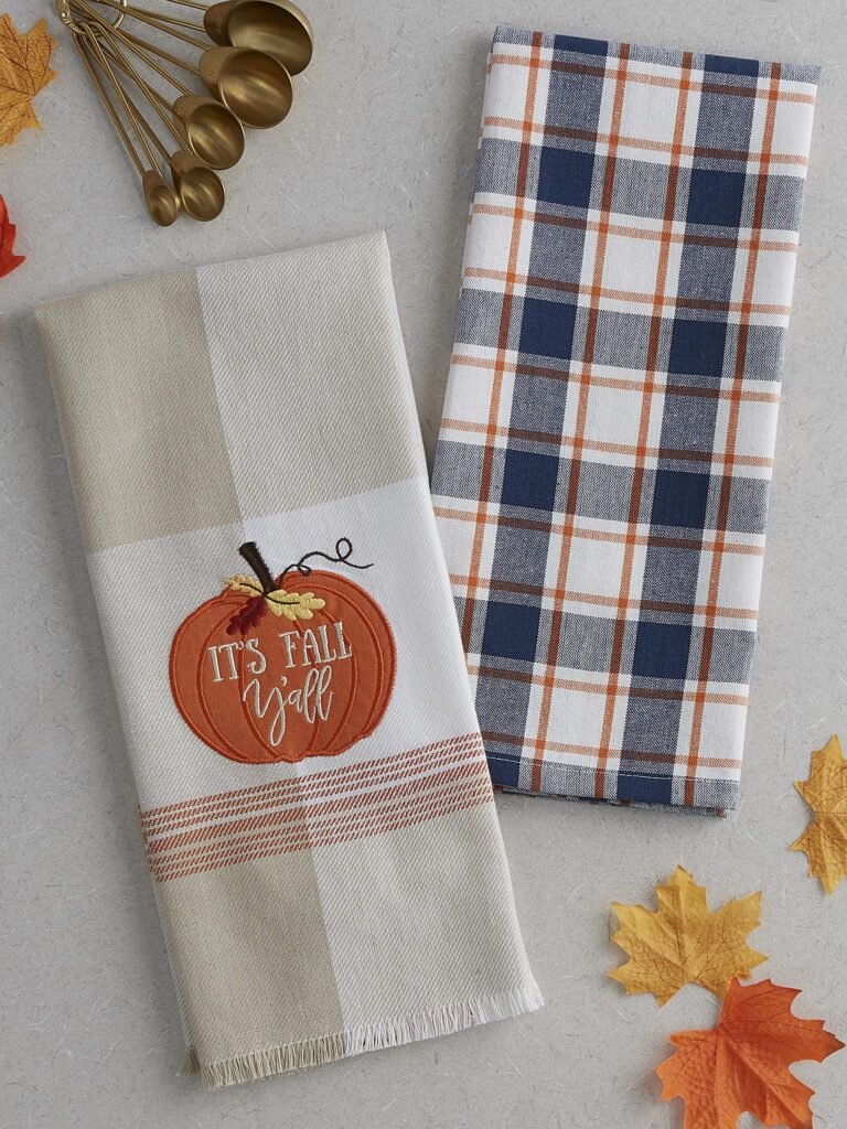 Cozy Up Your Kitchen with Stylish Fall Kitchen Towels