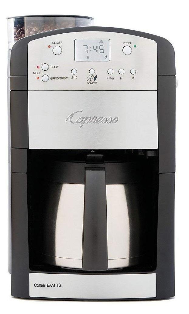 Capresso 465 CoffeeTeam TS 10-Cup Digital Coffeemaker