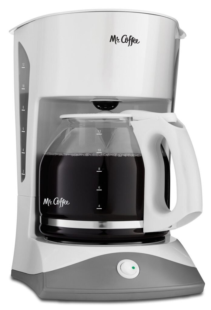 Mr. Coffee 12-Cup Manual Coffee Maker, White