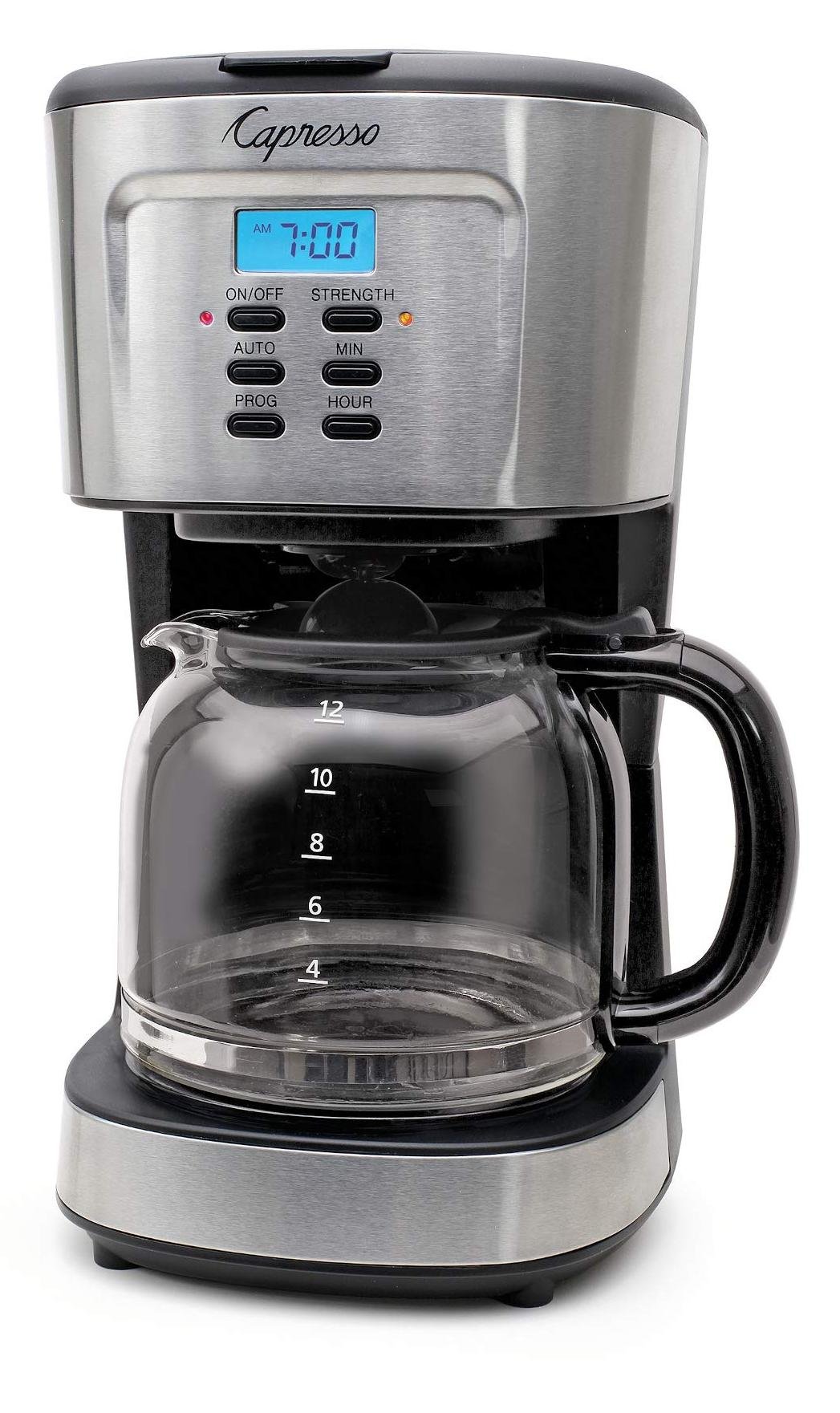 Capresso 12-Cup Coffee Maker with Glass Carafe