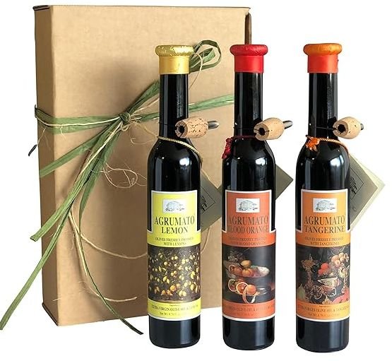 Agrumato Lemon, Blood Orange, & Tangerine, Extra Virgin Olive Oil Gift Set