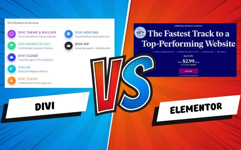 Read more about the article Unleash Creativity: Divi vs Elementor Ultimate Showdown