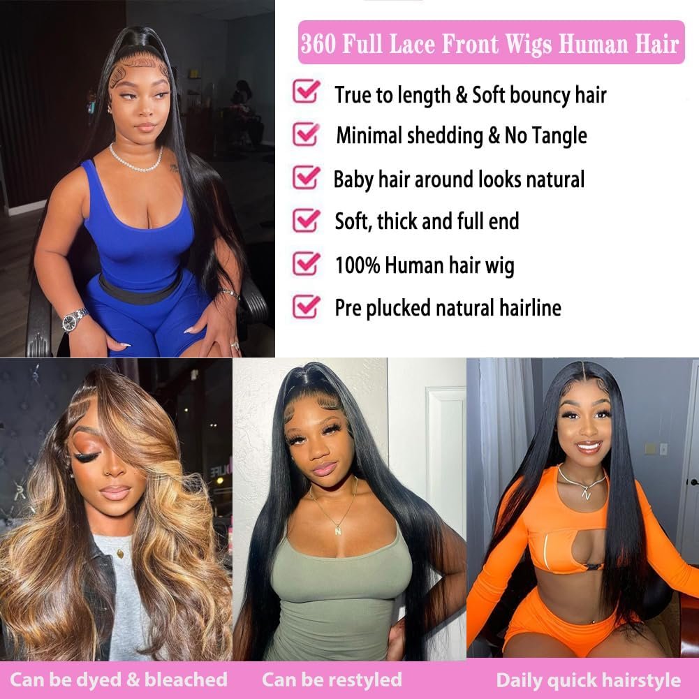 Full Lace Human Hair Wigs