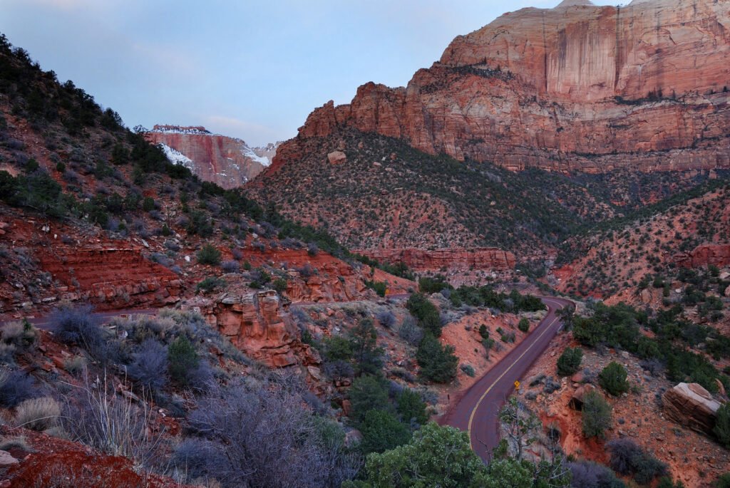 utah map with national parks