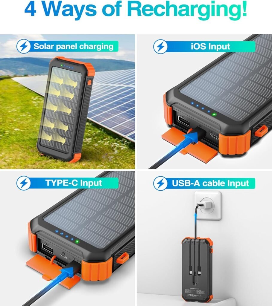 Portable solar power bank