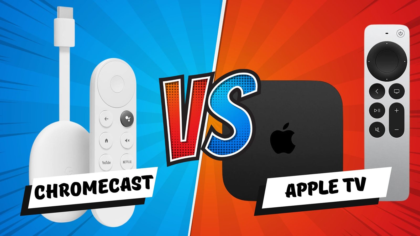 Chromecast VS Apple TV