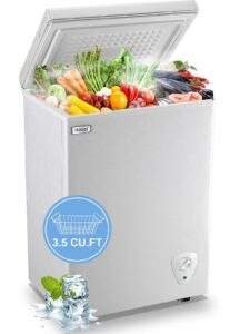 WANAI 3.5 cu ft compact mini deep freezer, perfect for apartments and dorms