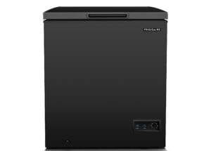 FRIGIDAIRE EFRF5003-BLACK Chest Deep Freezer-Garage-Ready — 3.5 cu ft,, adjustable thermostat and removable basket