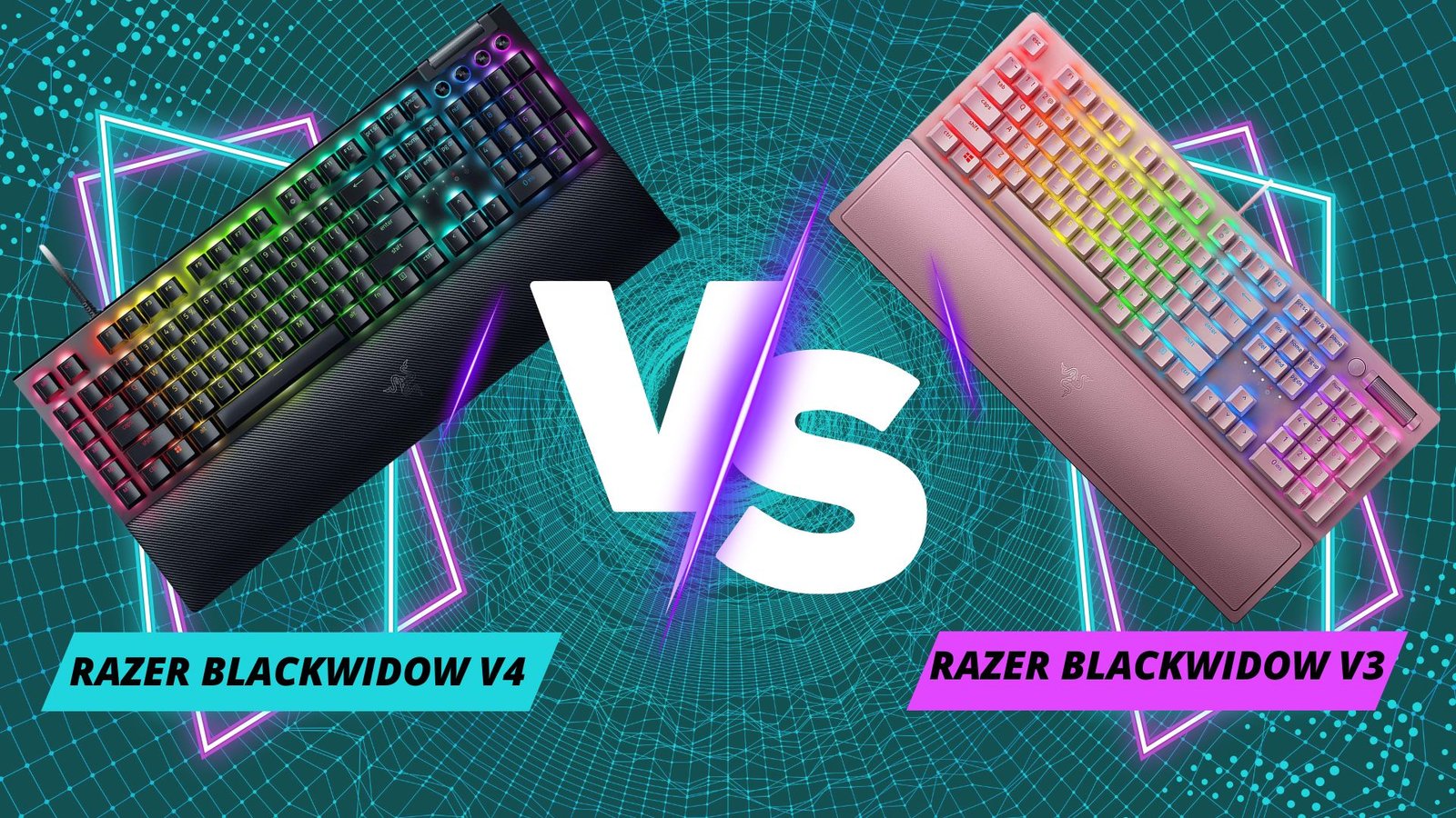 Razer Blackwidow V4 Vs. Razer Blackwidow V3